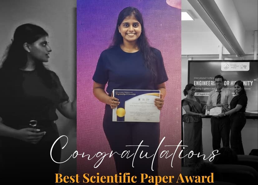 Best Scientific Paper Award at ICEH 2026