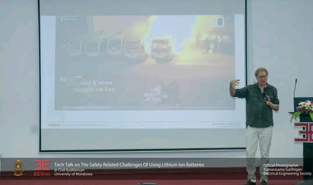 Tech Talk on The Safety Related Challenges of Using Lithium Ion Batteries