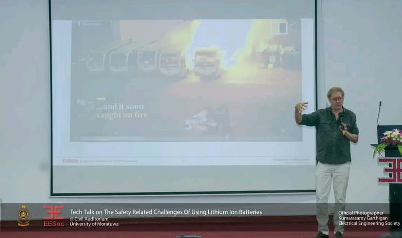 Tech Talk on The Safety Related Challenges of Using Lithium Ion Batteries